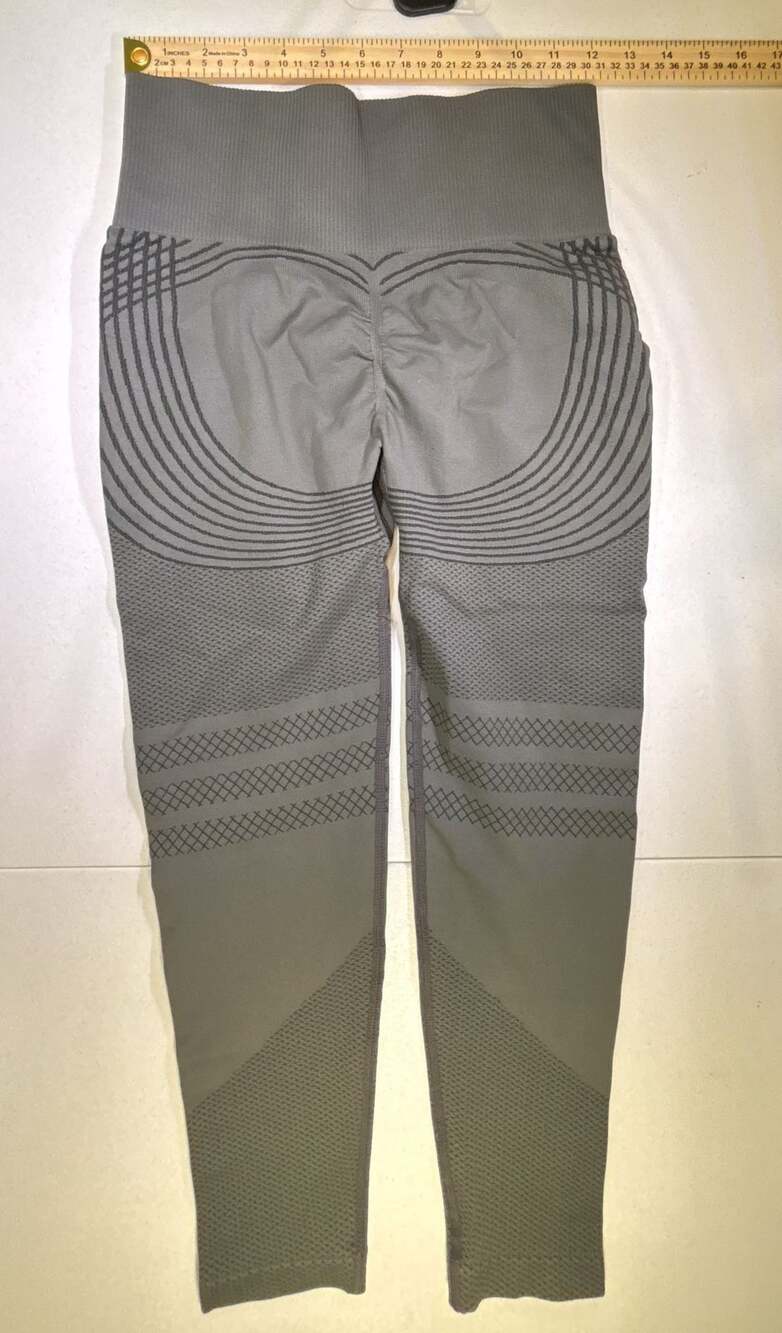 Seamless High Waist Workout Leggings Gray